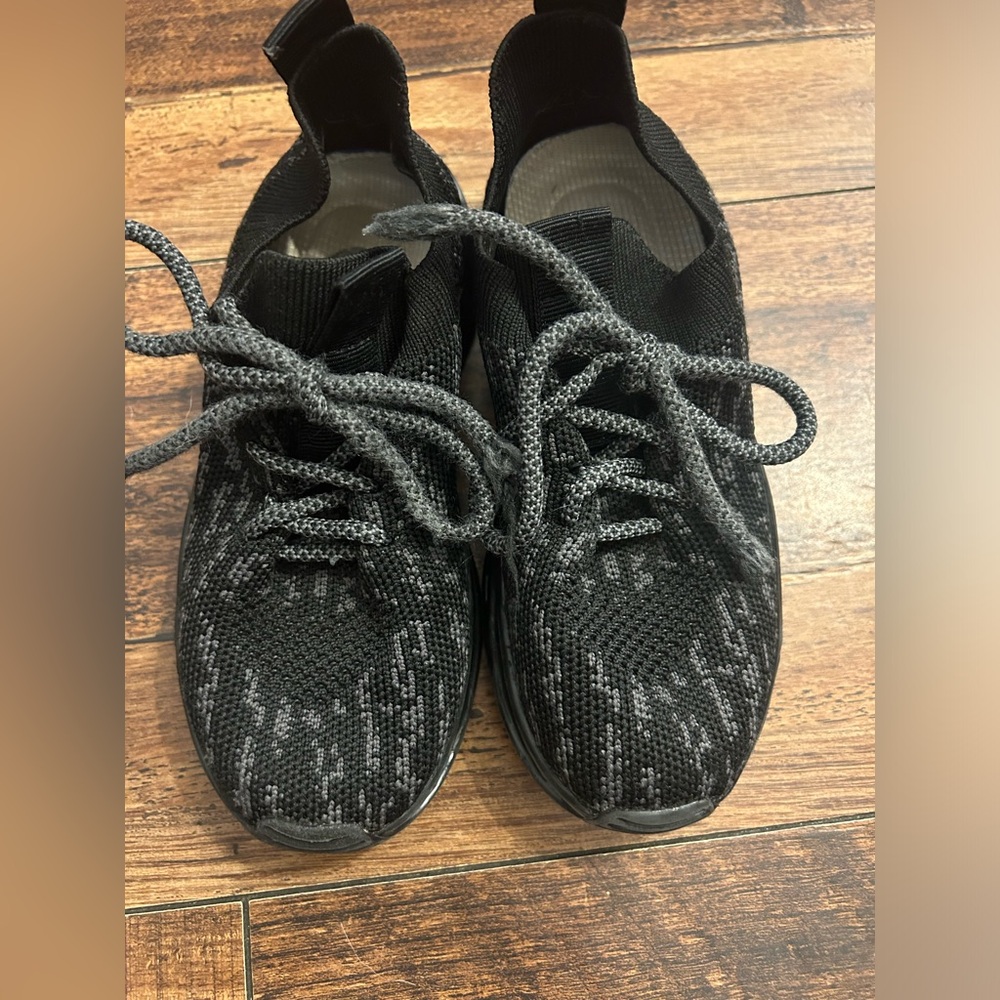 kkdom Boys Running Sneakers Shoes Athletic Black and grey 10.5 Toddler - Picture 4 of 11